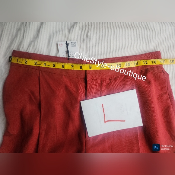 Zara Set Double-Breasted Strapless Top XXL + Double Pleat Pants L Zw Collection - Picture 8 of 16